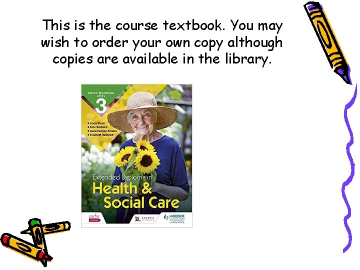 This is the course textbook. You may wish to order your own copy although