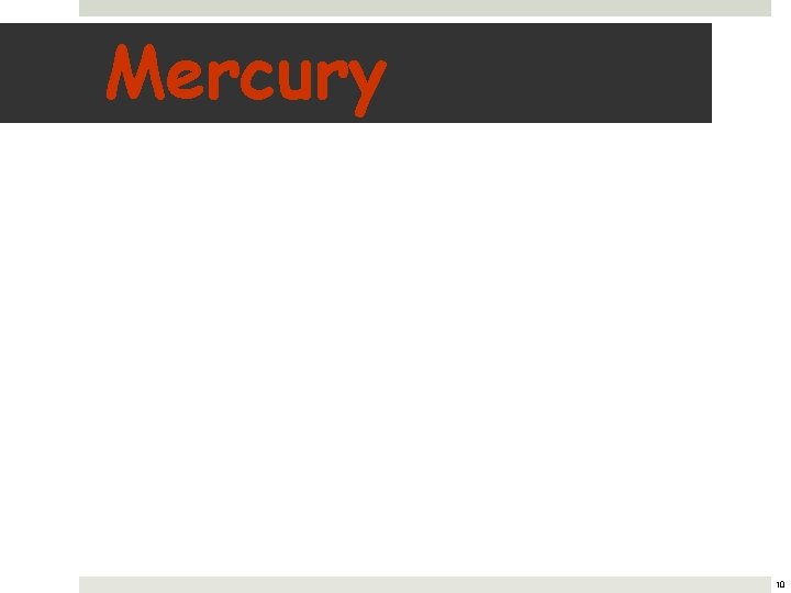 Mercury 10 