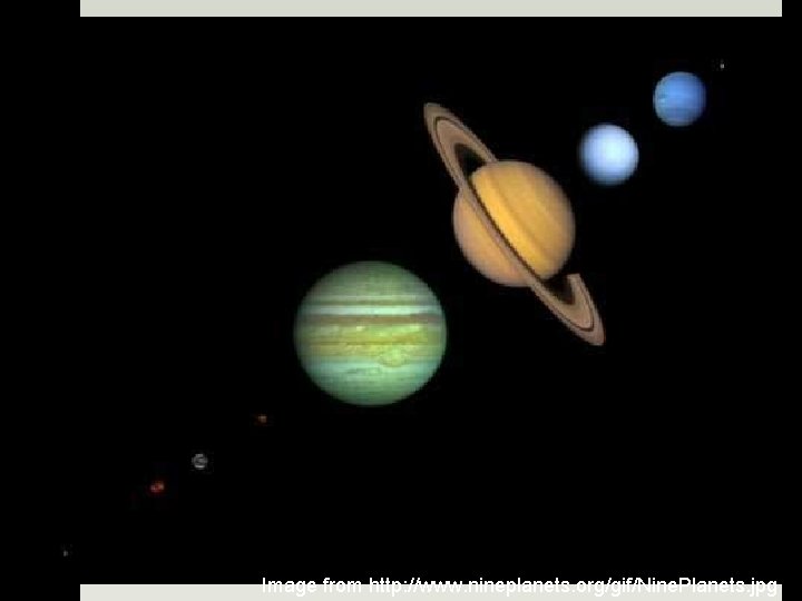 Image from http: //www. nineplanets. org/gif/Nine. Planets. jpg 3 