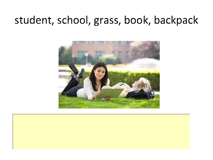 student, school, grass, book, backpack 