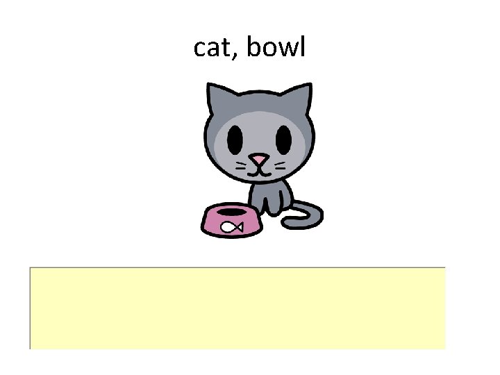 cat, bowl 