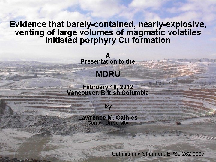 Evidence that barely-contained, nearly-explosive, venting of large volumes of magmatic volatiles initiated porphyry Cu