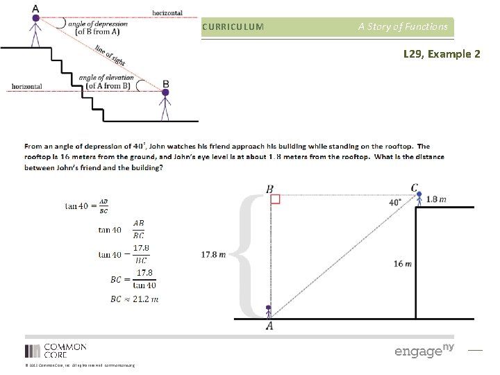 NYS COMMON CORE MATHEMATICS CURRICULUM A Story of Functions L 29, Example 2 © NYS COMMON CORE MATHEMATICS CURRICULUM A Story of Functions L 29, Example 2 ©