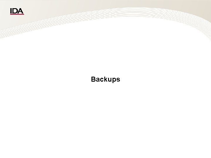 Backups Backups