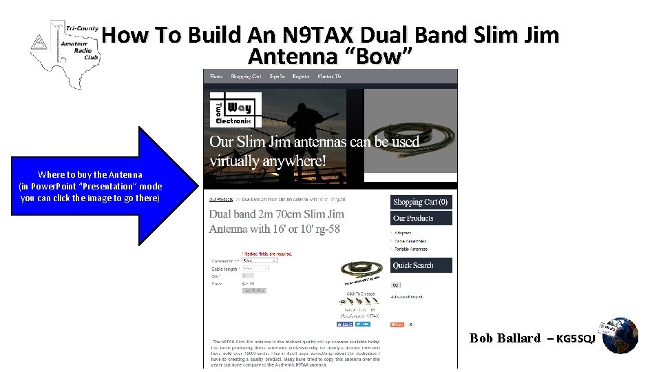 How To Build An N 9 TAX Dual Band Slim Jim Antenna “Bow” Where