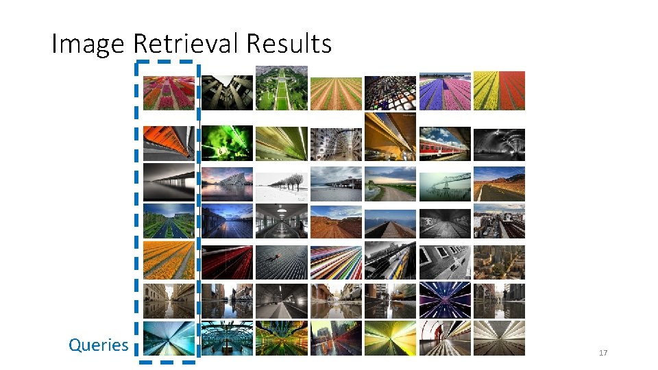 Image Retrieval Results Queries 17 