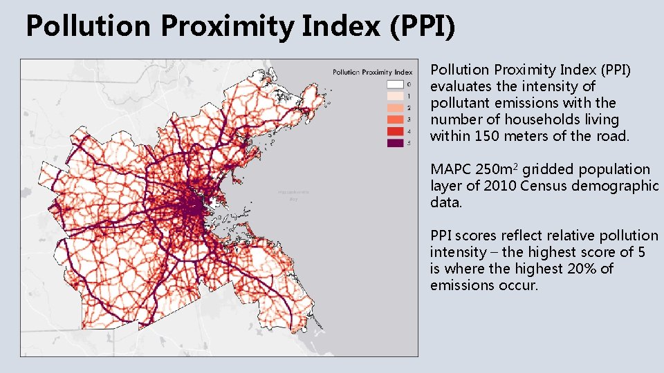 Pollution Intensity Map Racial Disparities in the Proximity to Vehicle Air