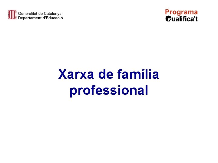 Xarxa de família professional 