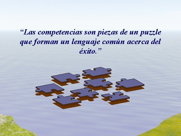 “Las competencias son piezas de un puzzle que forman un lenguaje común acerca del