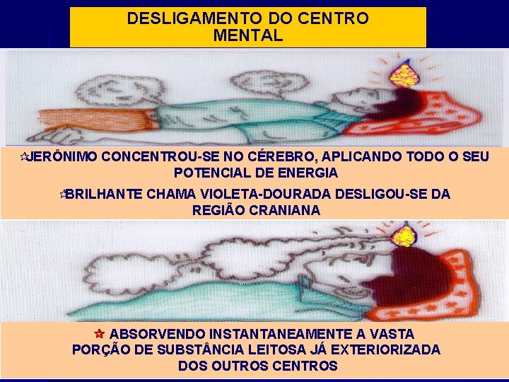 DESLIGAMENTO DO CENTRO MENTAL ¶JERÔNIMO CONCENTROU-SE NO CÉREBRO, APLICANDO TODO O SEU POTENCIAL DE