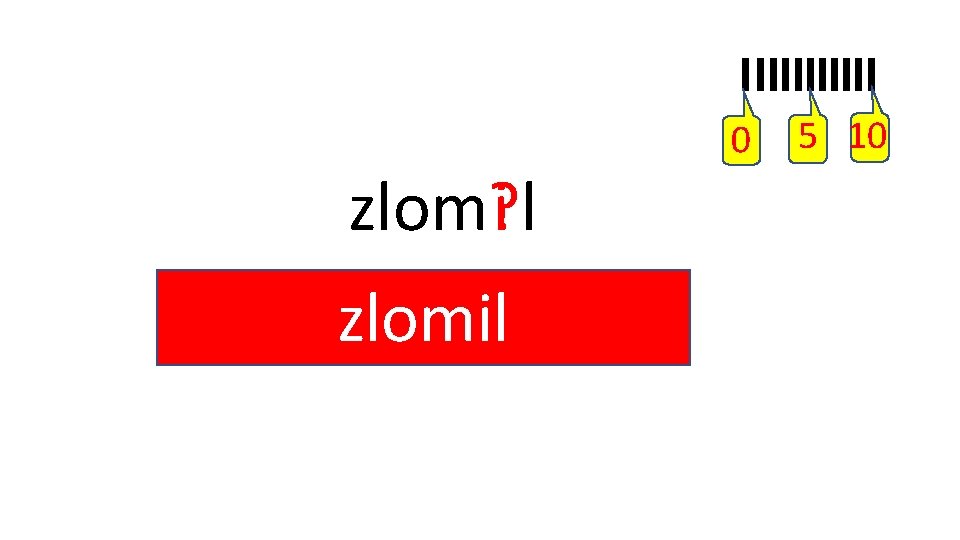 0 zlom? il y zlomil i ý í 5 10 