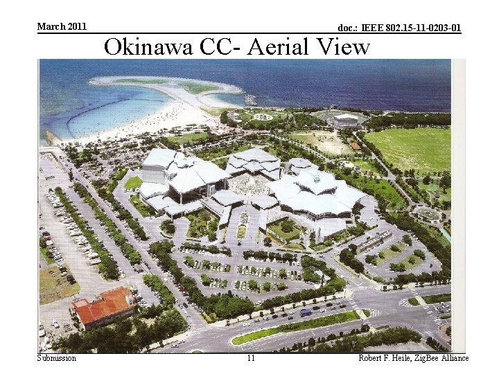 March 2011 doc. : IEEE 802. 15 -11 -0203 -01 Okinawa CC- Aerial View