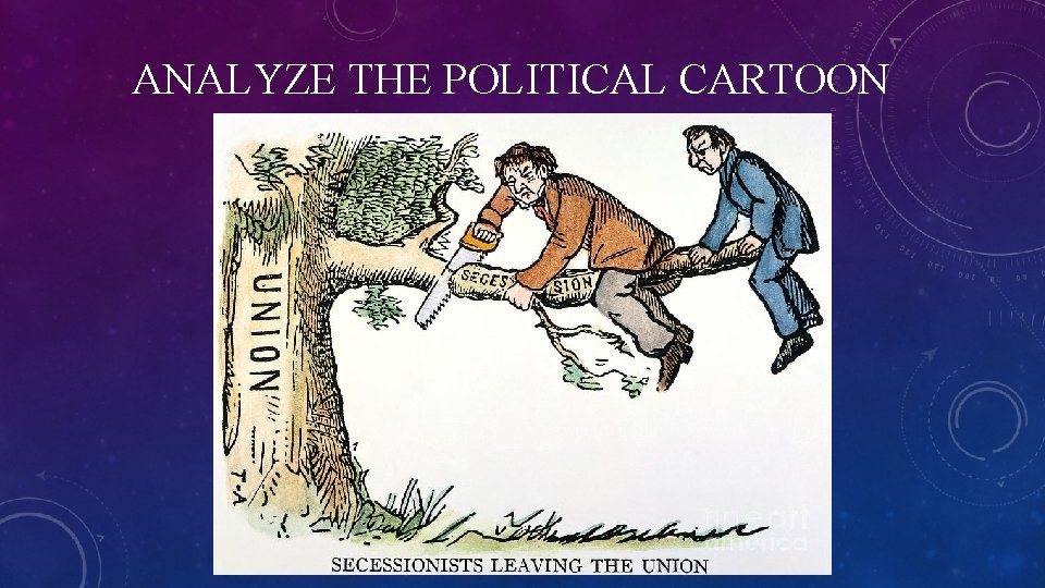 ANALYZE THE POLITICAL CARTOON 