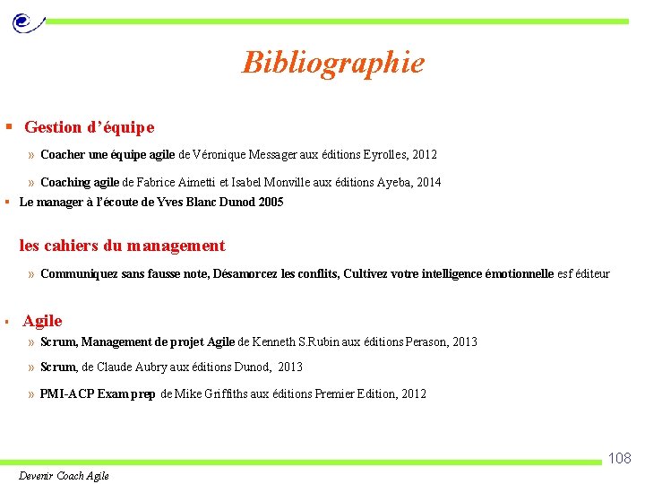 Bibliographie § Gestion d’équipe » Coacher une équipe agile de Véronique Messager aux éditions