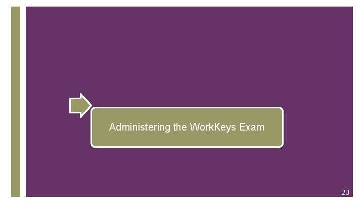 + Administering the Work. Keys Exam 20 