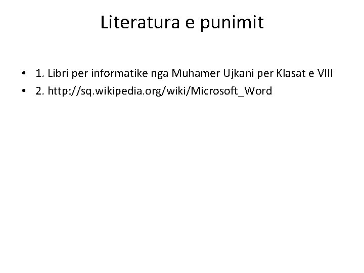 Literatura e punimit • 1. Libri per informatike nga Muhamer Ujkani per Klasat e