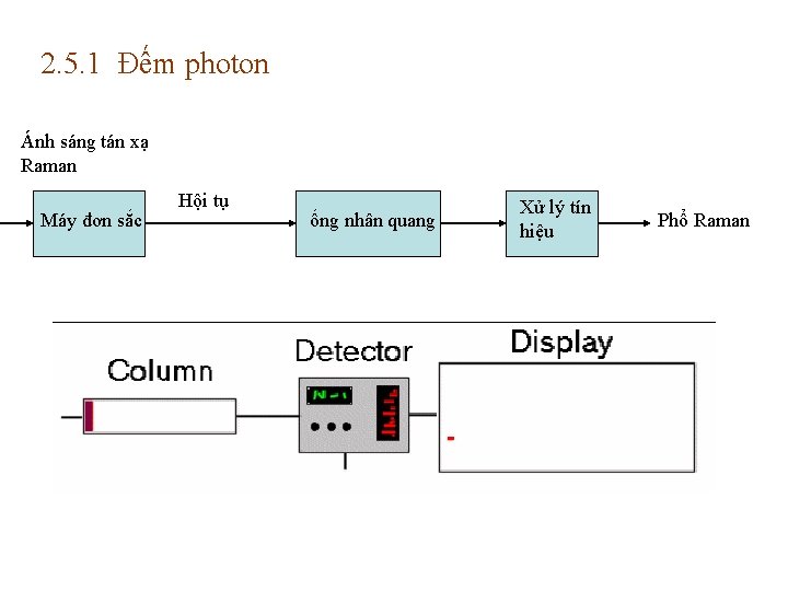 2. 5. 1 Đếm photon Ánh sáng tán xạ Raman Máy đơn sắc Hội