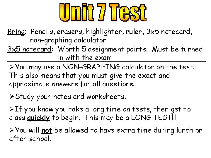 Pencil red pen highlighter notebook Determine all the