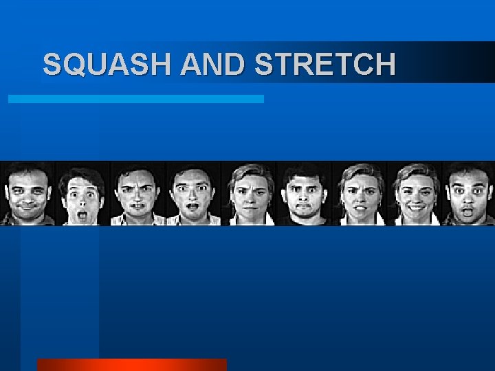 SQUASH AND STRETCH SQUASH AND STRETCH