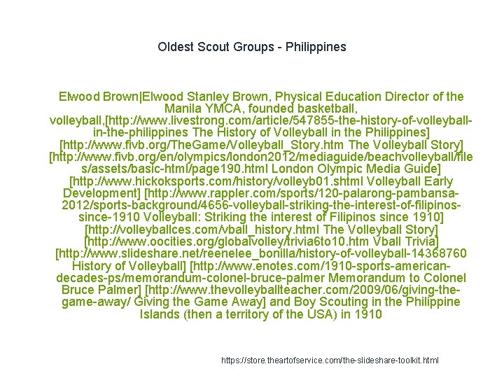 Oldest Scout Groups - Philippines 1 Elwood Brown|Elwood Stanley Brown, Physical Education Director of