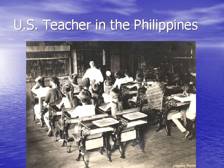 U. S. Teacher in the Philippines 