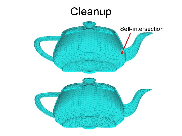 Cleanup Self-intersection 