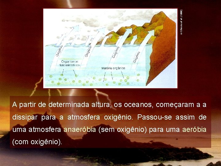 in Oliveira et al. (1999) A partir de determinada altura, os oceanos, começaram a