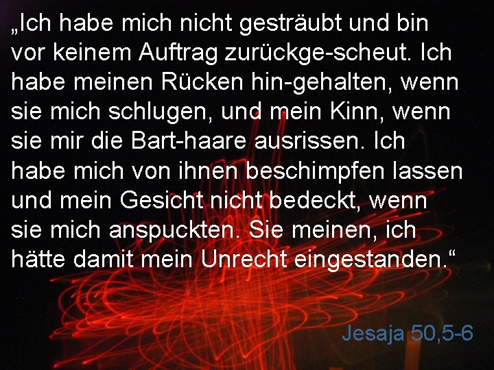 „Ich habe mich nicht gesträubt und bin vor keinem Auftrag zurückge-scheut. Ich habe meinen