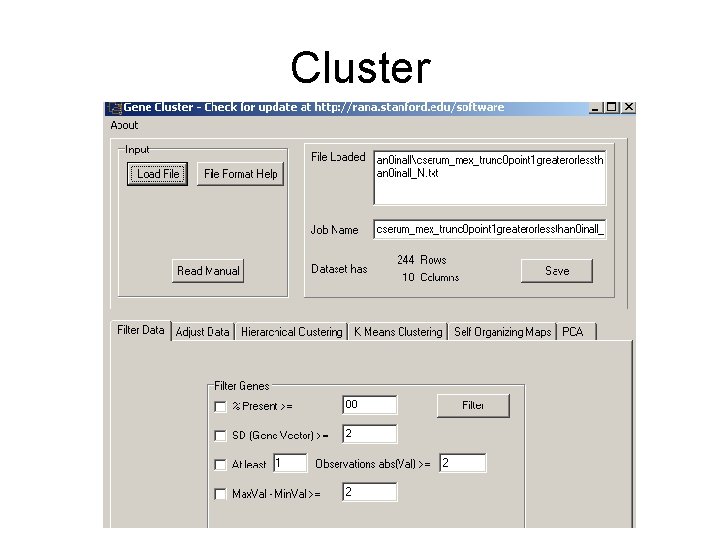 Cluster Cluster