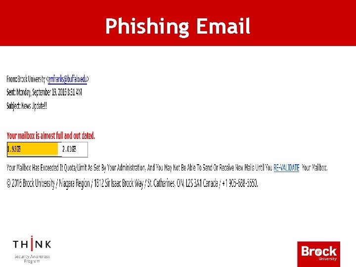 Phishing Email 