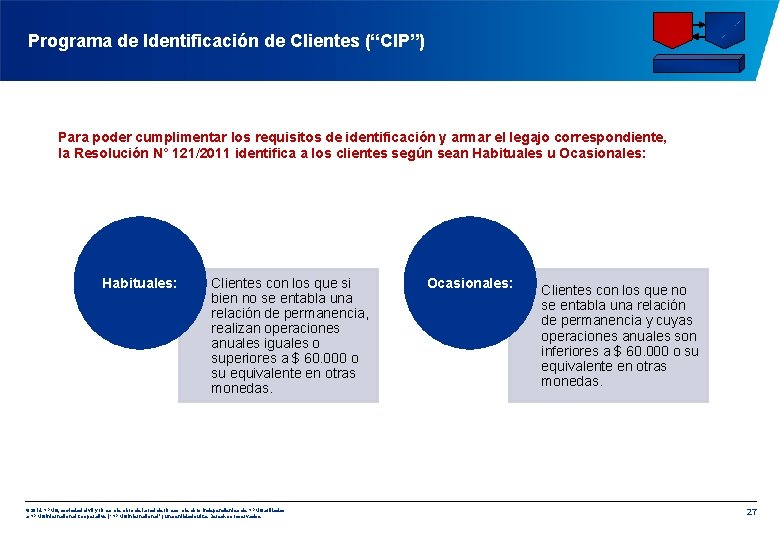 Programa de Identificación de Clientes (“CIP”) Para poder cumplimentar los requisitos de identificación y