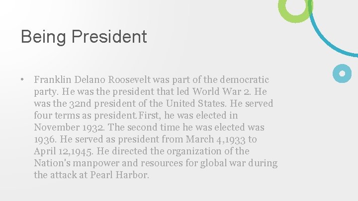 Franklin Delano Roosevelt Fast Facts Fanklin Delano Roosevelt