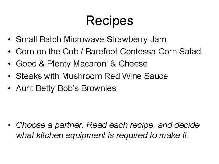 Recipes • • • Small Batch Microwave Strawberry Jam Corn on the Cob /