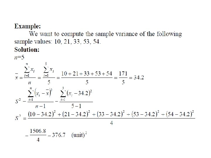 Level 4 Probability and Statistics for Computer Students
