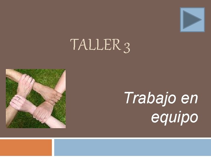 TALLER 3 Trabajo en equipo 