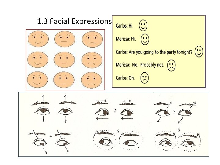 1. 3 Facial Expressions 