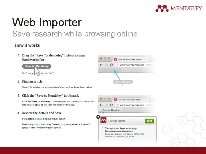 Web Importer Save research while browsing online 