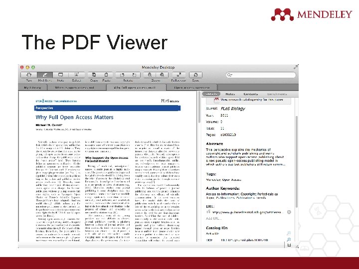 The PDF Viewer 