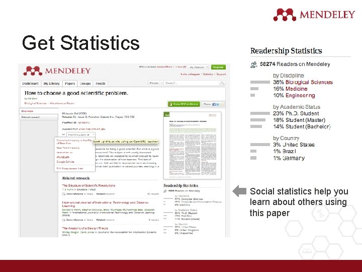 Get Statistics Social statistics help you learn about others using this paper 