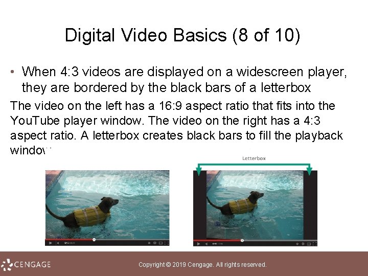 Digital Video Basics (8 of 10) • When 4: 3 videos are displayed on