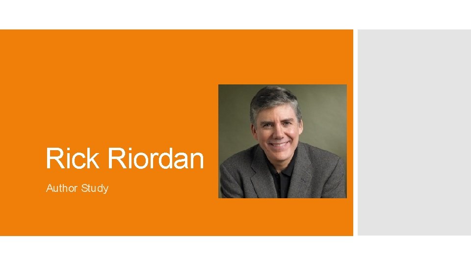 Rick Riordan Author Study 
