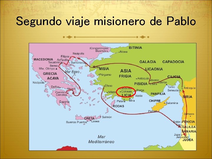 Segundo viaje misionero de Pablo 