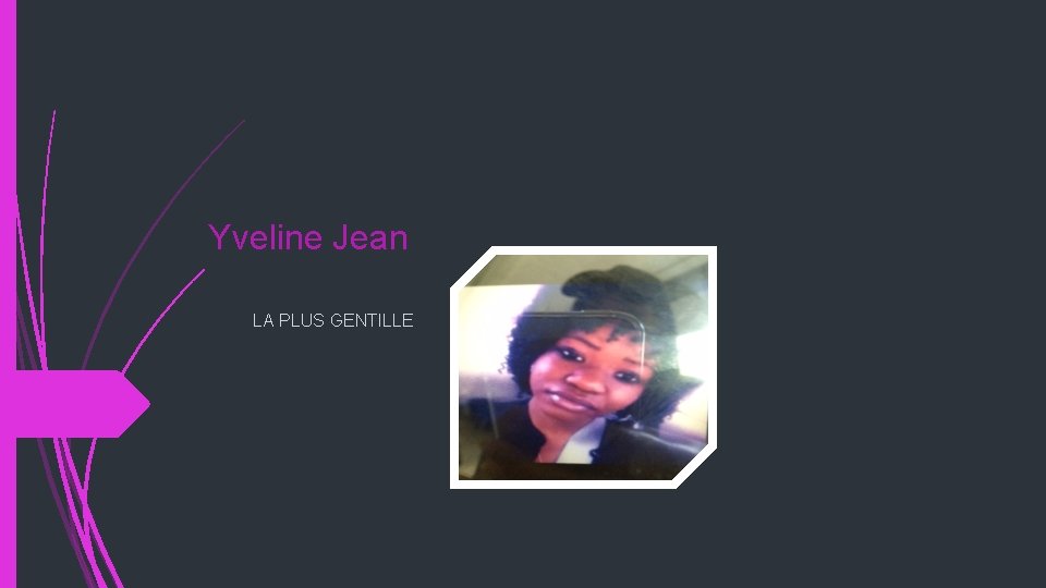 Yveline Jean LA PLUS GENTILLE 