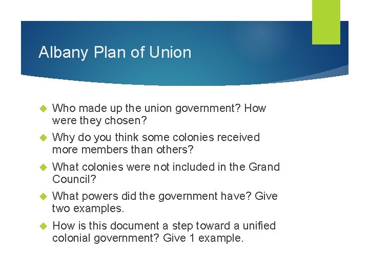 Albany Plan of Union Who made up the union government? How were they chosen?