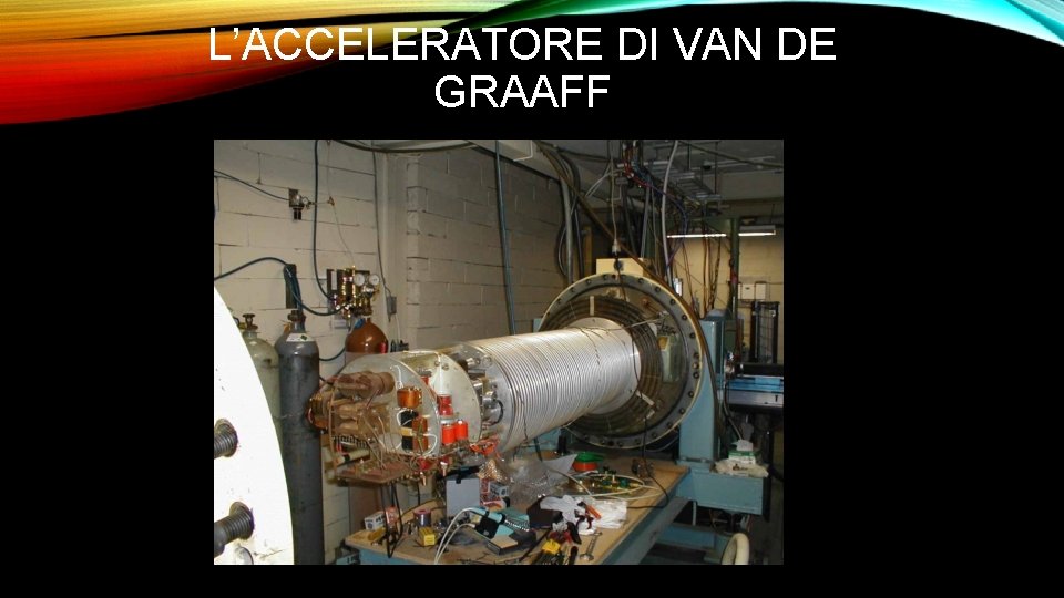 L’ACCELERATORE DI VAN DE GRAAFF 