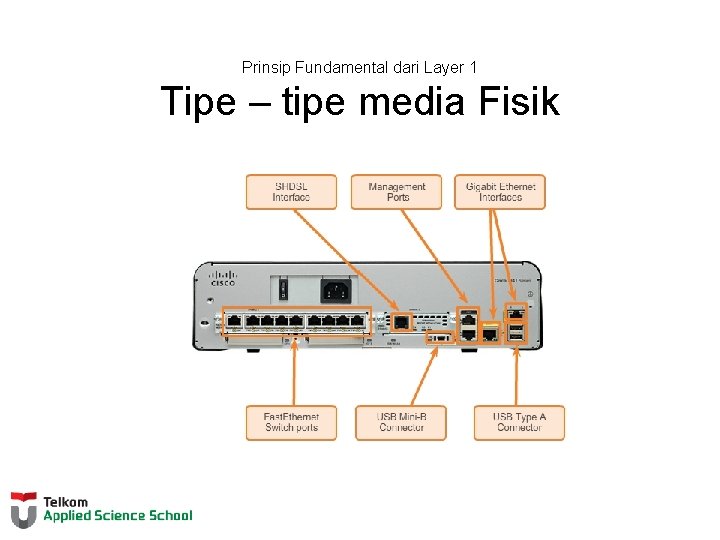 Prinsip Fundamental dari Layer 1 Tipe – tipe media Fisik 
