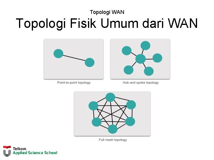 Topologi WAN Topologi Fisik Umum dari WAN 