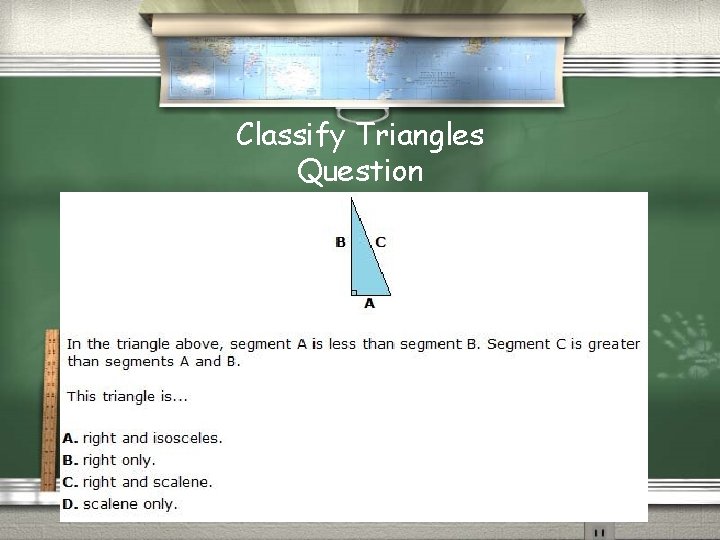 Classify Triangles Question 