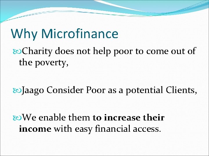Why Microfinance Charity does not help poor to come out of the poverty, Jaago