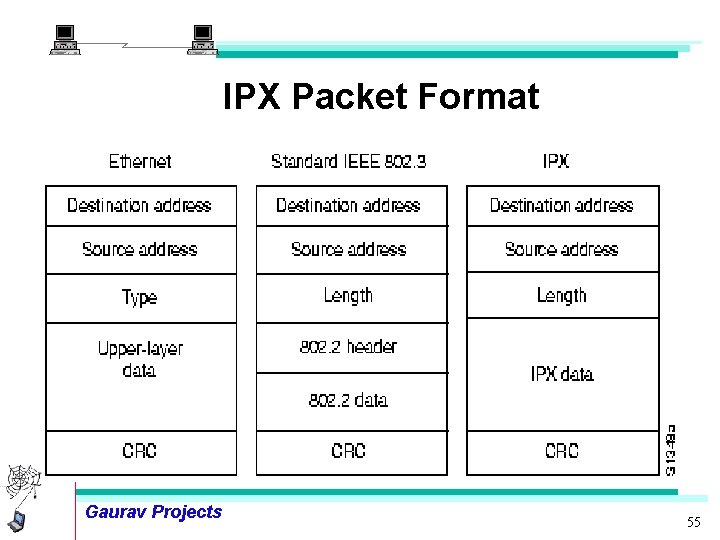 IPX Packet Format Gaurav Projects 55 